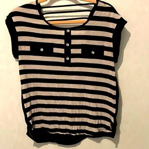 WOMENS STRIPED WOMANS TOP